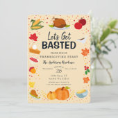 Laten we de Thanksgiving verslaan Kaart (Staand voorkant)