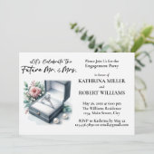 Laten we de toekomst vieren Mr & Mrs, Verloving Kaart (Staand voorkant)