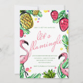 Laten we de Tropische Bachelorette Party uitnodige Kaart (Voorkant)