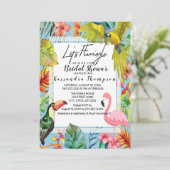 Laten we de tropische roep van de Bridal van de Fl Kaart (Staand voorkant)