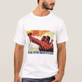 Laten we de trouwe jonge vanguard van de Partij wo T-shirt (Voorkant)