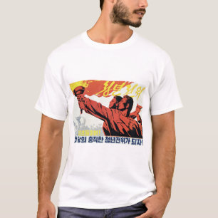 Laten we de trouwe jonge vanguard van de Partij wo T-shirt