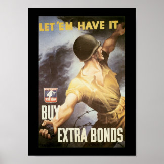 Laten we de Tweede Wereldoorlog hebben Poster