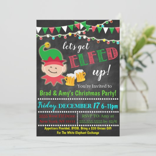 Laten we de uitnodiging opvrolijken (Staand voorkant)