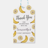 Laten we de uitnodiging van Bananas van Birthday b Cadeaulabel (Voorkant)