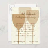 Laten we de uitnodiging van Birthday vieren (Voorkant / Achterkant)