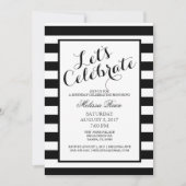 Laten we de uitnodiging van Birthday vieren (Voorkant)