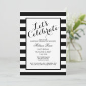 Laten we de uitnodiging van Birthday vieren (Staand voorkant)