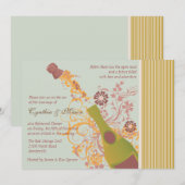 Laten we de uitnodiging van Cork Poppen (Voorkant / Achterkant)