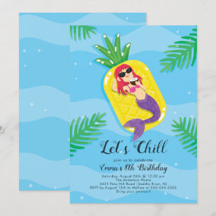 Laten we de uitnodiging van de Birthday Chill Merm