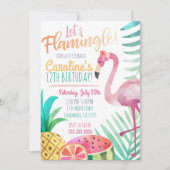 Laten we de uitnodiging van de Birthday-partij vie (Voorkant)