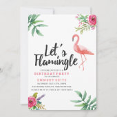 Laten we de uitnodiging van de Birthday-partij vie (Voorkant)