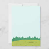 Laten we de uitnodiging van de Birthday Party afsp (Achterkant)