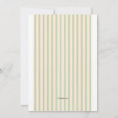 Laten we de uitnodiging van de Birthday Party van  (Achterkant)