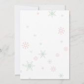 Laten we de uitnodiging van de feestdag opruimen (Achterkant)