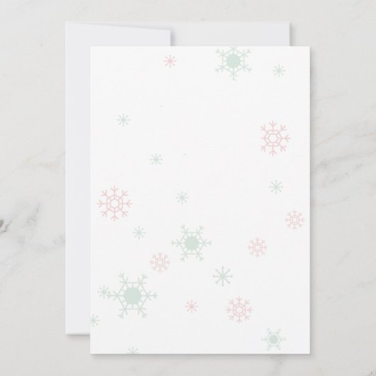 Laten we de uitnodiging van de feestdag opruimen (Achterkant)