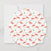 Laten we de uitnodiging van de Flamingle-partij - (Achterkant)