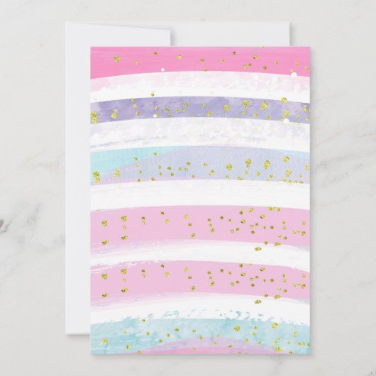 Laten we de uitnodiging van de Kunst van de Verjaa (Achterkant)