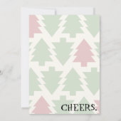 Laten we de uitnodiging van de Lit Holiday Party h (Achterkant)