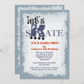 Laten we de Uitnodiging van de Partij van de Schaa (Voorkant / Achterkant)