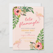 Laten we de uitnodiging van de Tropische Partij va (Voorkant)