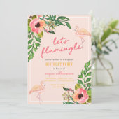 Laten we de uitnodiging van de Tropische Partij va (Staand voorkant)