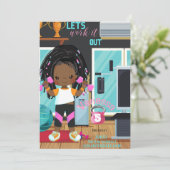 Laten we de uitnodiging van de verjaardag uitwerke (Staand voorkant)