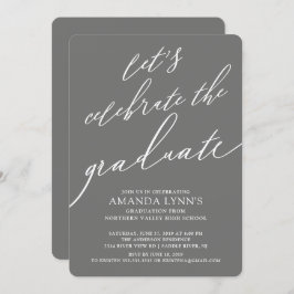 Laten we de uitnodiging van het Afstuderen Afstude