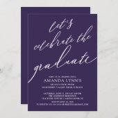 Laten we de uitnodiging van het Afstuderen Afstude (Voorkant / Achterkant)