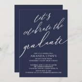 Laten we de uitnodiging van het Afstuderen Afstude (Voorkant / Achterkant)