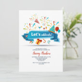 Laten we de uitnodiging vieren (Staand voorkant)