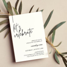 Laten we de uitnodiging voor de verjaardag van het