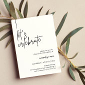 Laten we de uitnodiging voor de verjaardag van het