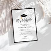 Laten we de uitnodiging voor het afstuderen vieren