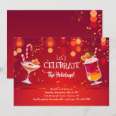 Laten we de uitnodiging voor het feestje vieren (Voorkant / Achterkant)