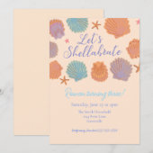 Laten we de uitnodiging voor het verjaardagsfeestj (Voorkant / Achterkant)