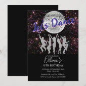 Laten we de uitnodiging voor het verjaardagsfeestj (Voorkant / Achterkant)