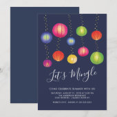 Laten we de uitnodiging voor het zomerfeest mengen (Voorkant / Achterkant)