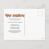 Laten we de uitnodiging voor kerstmis krijgen (Achterkant)