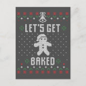 Laten we de uitnodiging voor kerstmis krijgen (Voorkant)