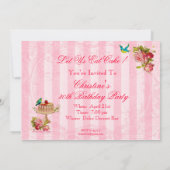 Laten we de uitnodigingen van de Cake-partij opkna (Achterkant)