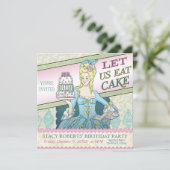 Laten we de uitnodigingen van de Cake-partij opkna (Staand voorkant)