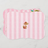 Laten we de uitnodigingen van de Cake-partij opkna (Voorkant / Achterkant)