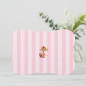 Laten we de uitnodigingen van de Cake-partij opkna (Staand voorkant)