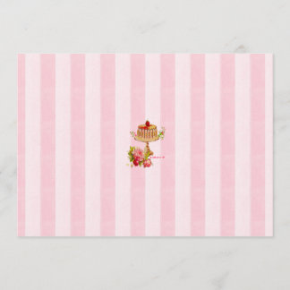 Laten we de uitnodigingen van de Cake-partij opkna