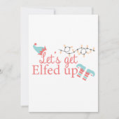 Laten we de vakantiepas in de gaten houden feestdagenkaart (Voorkant)