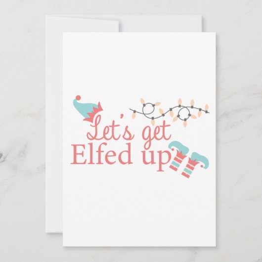 Laten we de vakantiepas in de gaten houden feestdagenkaart (Voorkant)