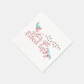 Laten we de vakantieservetten laten liggen servet (Hoek)