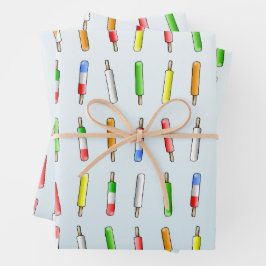 Laten we de verjaardag afkoelen inpakpapier vel