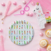 Laten we de verjaardag afkoelen papieren bordje (Feest)